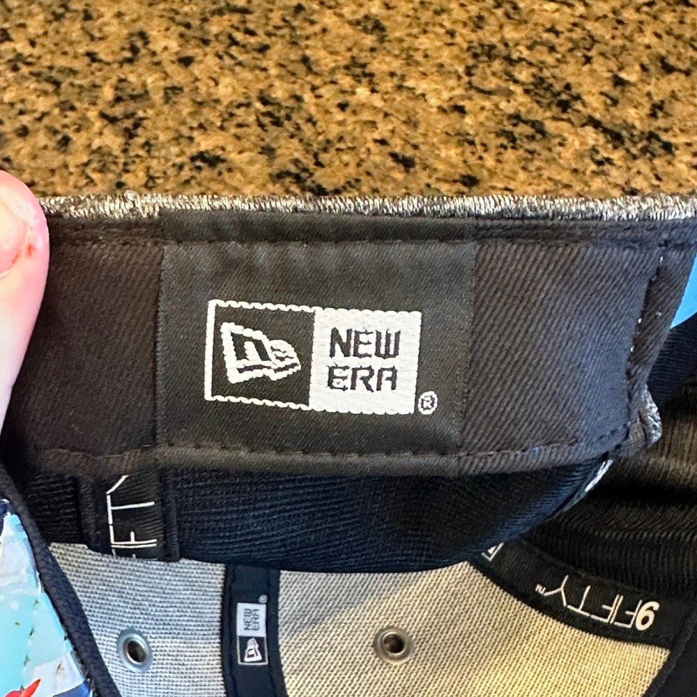 Tennessee Titans New Era 9FIFTY Snapback Hat Cap Blue Gray NFL - Picture 6 of 8